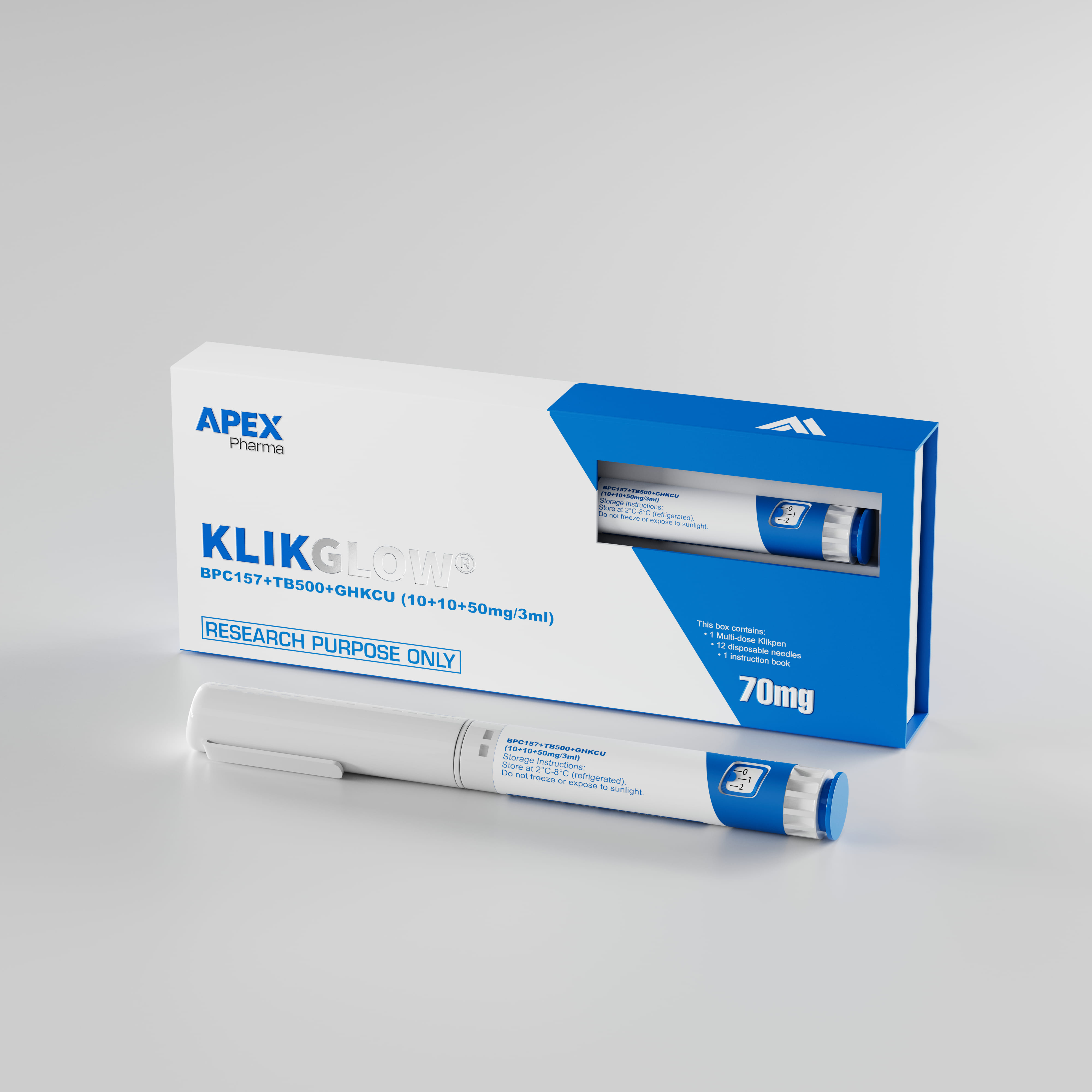 GLOW (BPC157+TB500+GHK-CU)